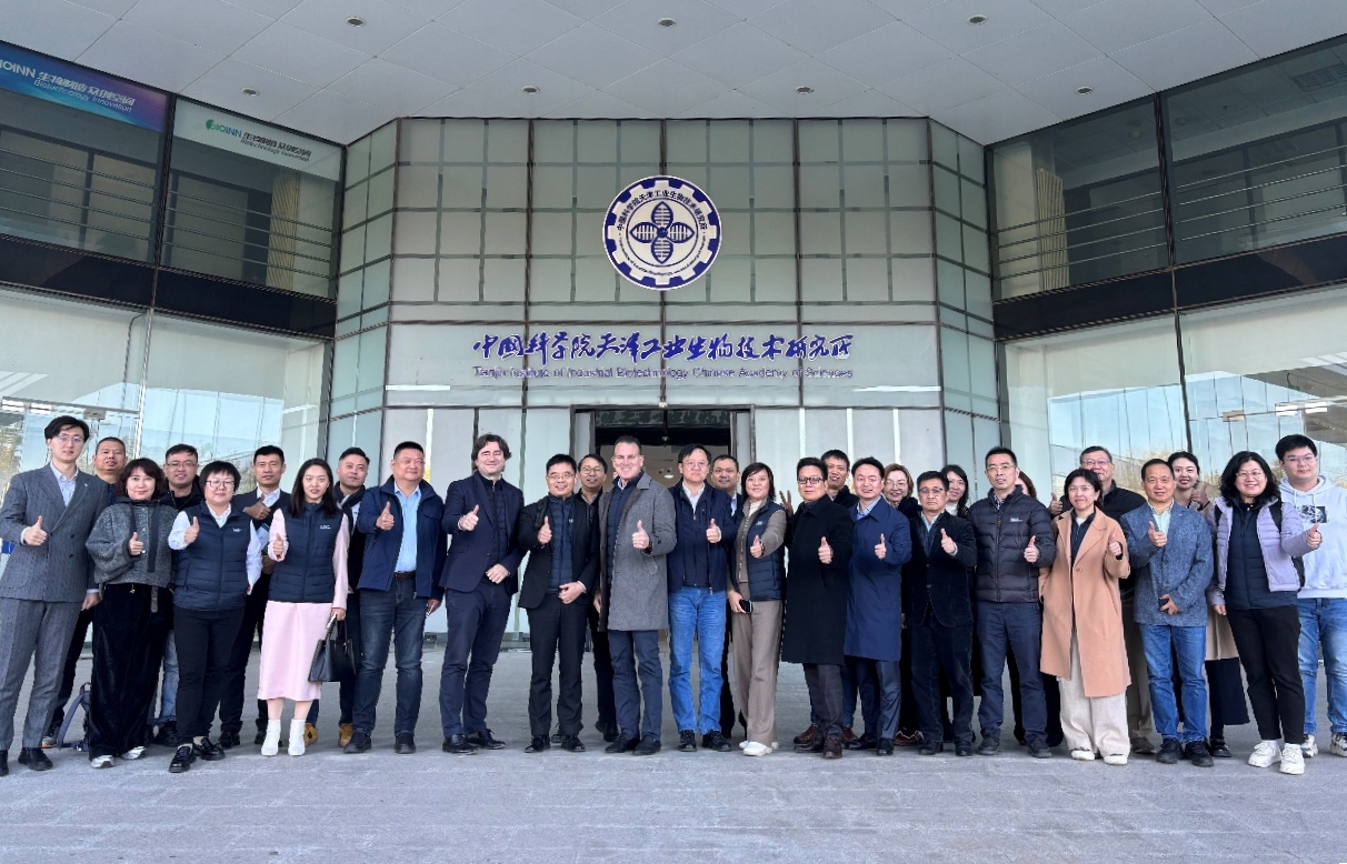 路易达孚集团全球首席执行官一行调研天津工生所